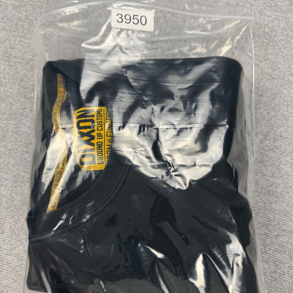 Dixxon Flannel Co Mens 2X Black Praying Skeleton Hands FleeceCrewneck Sweatshirt - Picture 8 of 16